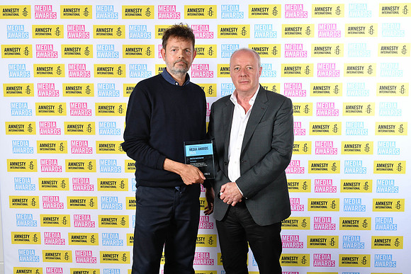 Amnesty Awards 25 - Written Investigation Award - In Photo - Mark Townsend & Paul Murphy 1