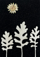 1. black christmas card