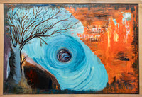 Diana Nicholls. Survival. W.80. H.55. D.4cm