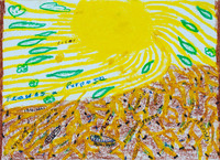 Kiran. Sun Roots. W.21. H.29.7cm