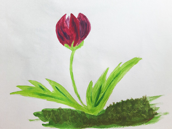 Sue Stevenson. Red-Purple. W.27. H.20cm