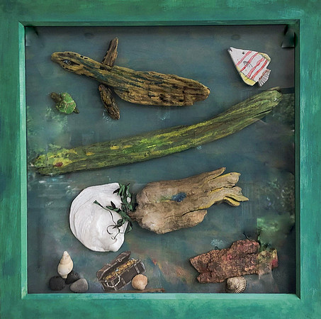 Jean Keohane. Under the sea. W.35. H.35. D.5cm