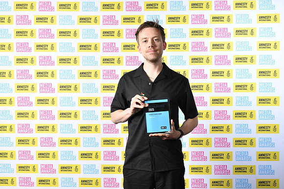 Amnesty Awards 25 - People's Choice Award. In Photo - Owen Jones