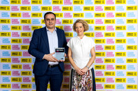 8_Impact_Award - Ahmed Alnaouq. Pictured - Ahmed Alnaouq and Cathy Newman